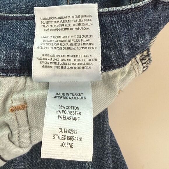 Citizens of Humanity Jolene High Rise Button Fly Slim Premium Straight Leg Jeans - Picture 8 of 8